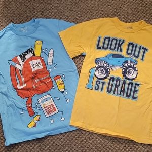 ☆•2 Youth Boys Children's Place T Shirts •Size:Medium •☆